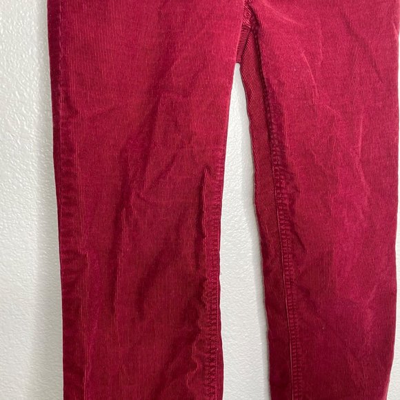 J.Crew Women's Size 0R Red Corduroy Bootcut Pants - Picture 9 of 14